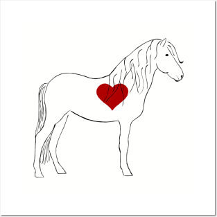 Small Horse, Big Heart Posters and Art